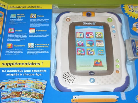 Tablette Tactile enfant Vtech Storio 2 Baby + 1 Jeu + 1 Carte Mémoire + 4  Piles