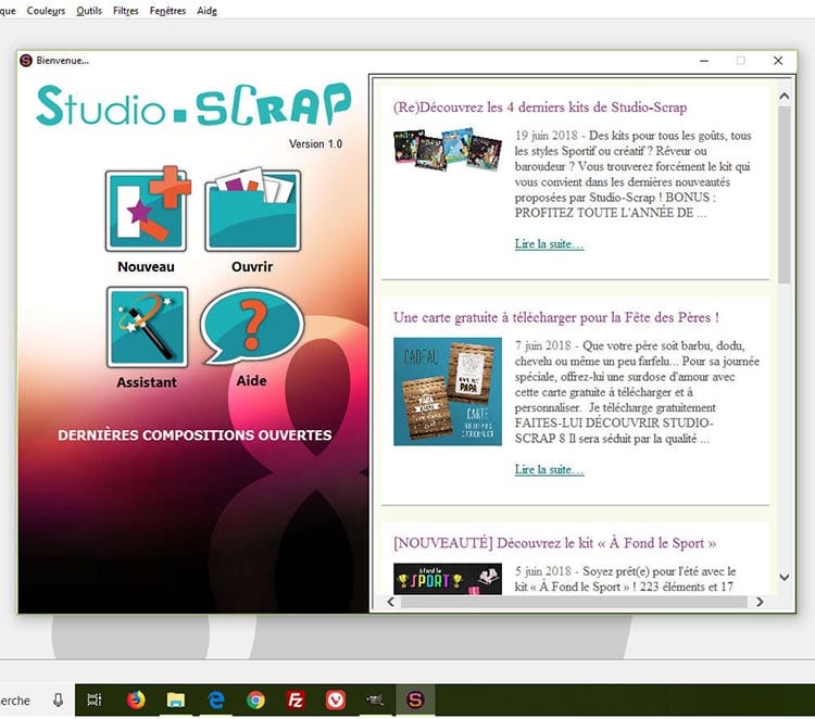 Studio-Scrap 8 Classic, Logiciel de mise en page créative, en téléchargement